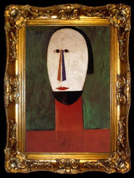 framed  Kasimir Malevich Head Portrait, ta009-2